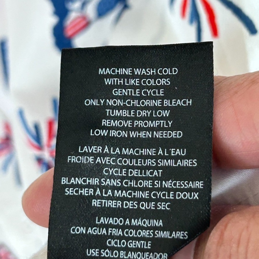 Mad Engine Men's Short Sleeve Button Shirt USA Patriotic America's Birthday Med - Picture 5 of 8